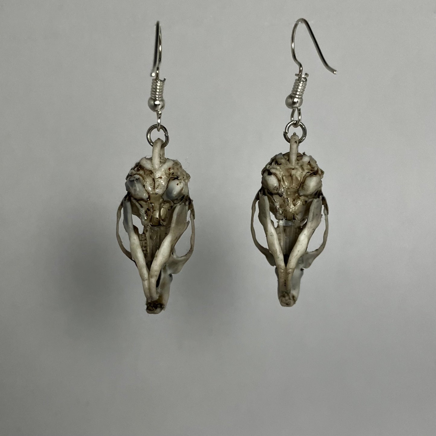 Rat Skull Earrings