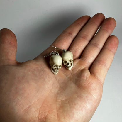 Human Skull Earrings