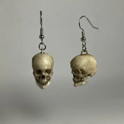 Human Skull Earrings