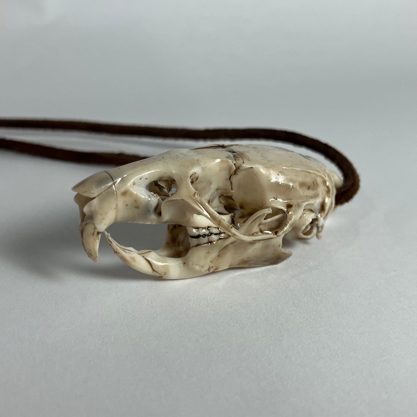 Rat Skull Pendant Necklace