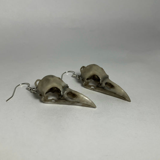 Raven Skull Earrings