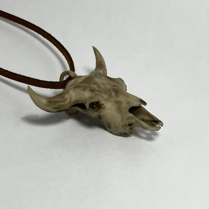 Bison Skull Necklace