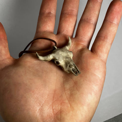 Bison Skull Necklace