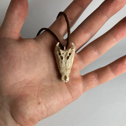 Crocodile Skull Pendant Necklace