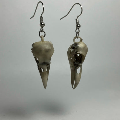 Raven Skull Earrings