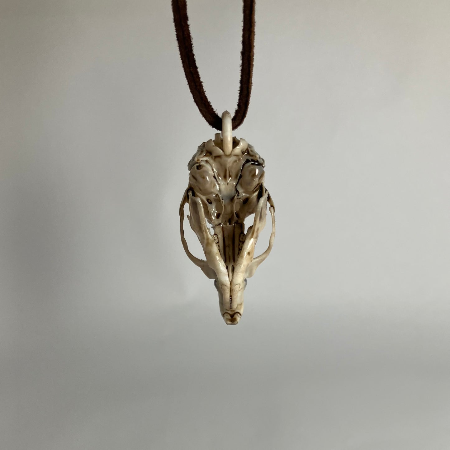 Rat Skull Pendant Necklace