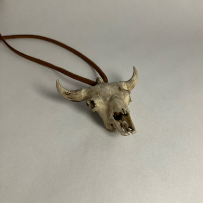 Bison Skull Necklace