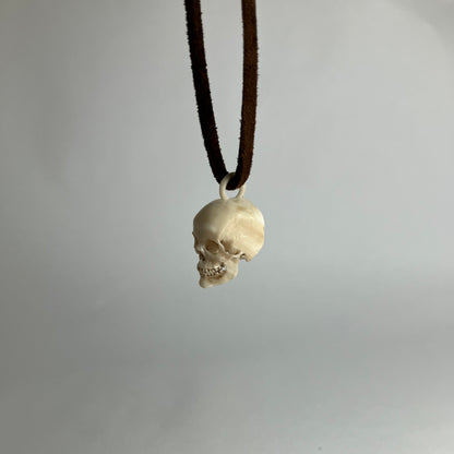 Human Skull Pendant Necklace