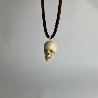 Human Skull Pendant Necklace